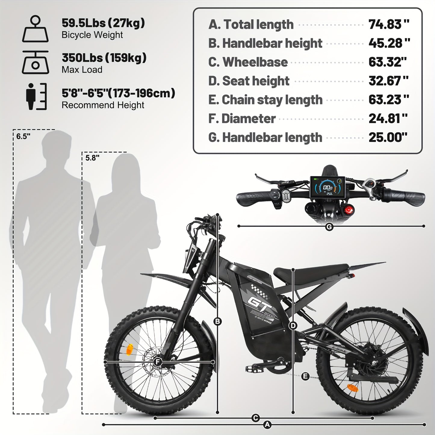 OUXI GT2000 Electric Dirtbike