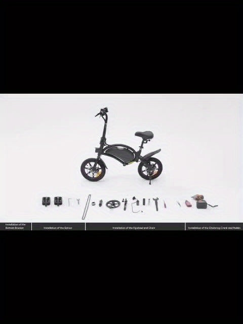 DYU D3F 14” Folding Electric Bike – 250W Motor, 36V 10Ah Battery, 25–30 km/h Top Speed