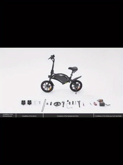 DYU D3F 14” Folding Electric Bike – 250W Motor, 36V 10Ah Battery, 25–30 km/h Top Speed